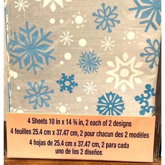 Mod Podge Podgeable Papers Lightweight Christmas Craft Ornament Snowfall 24994 - Picture 3 of 4